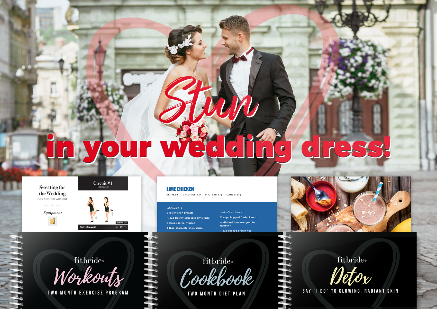 Stun in your wedding dress!