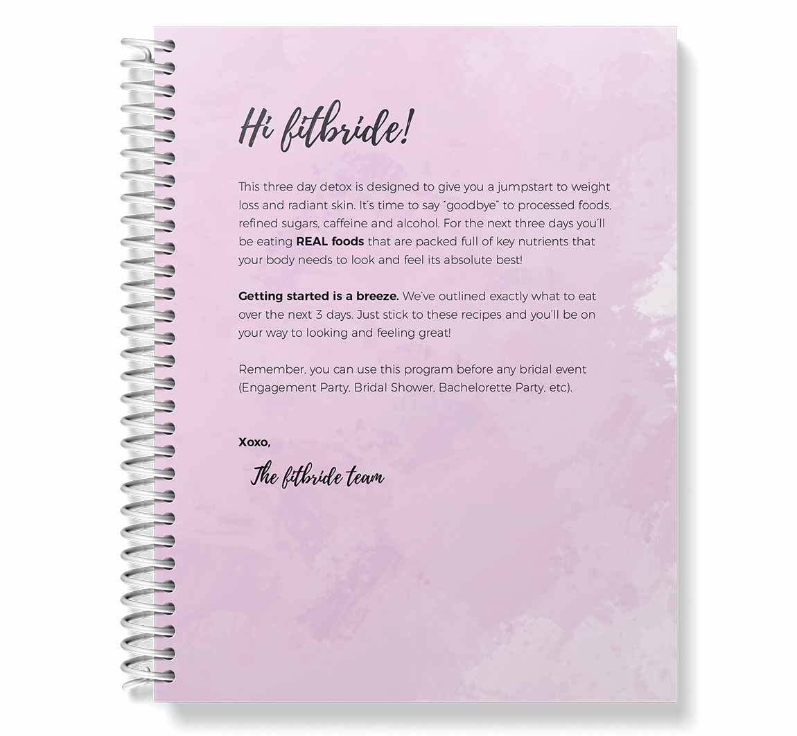 Welcome message to Fitbrides